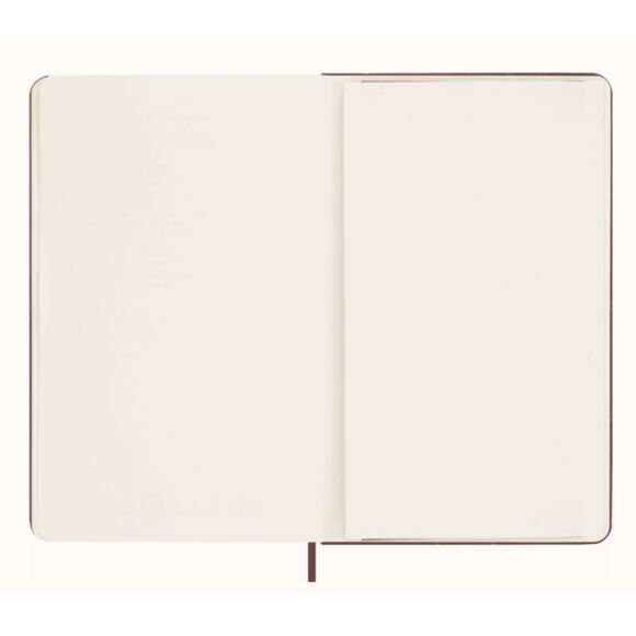 NWT Moleskine Silk Notebook Large, ruled, hard cover, with gift box, Bordeaux - Picture 4 of 7